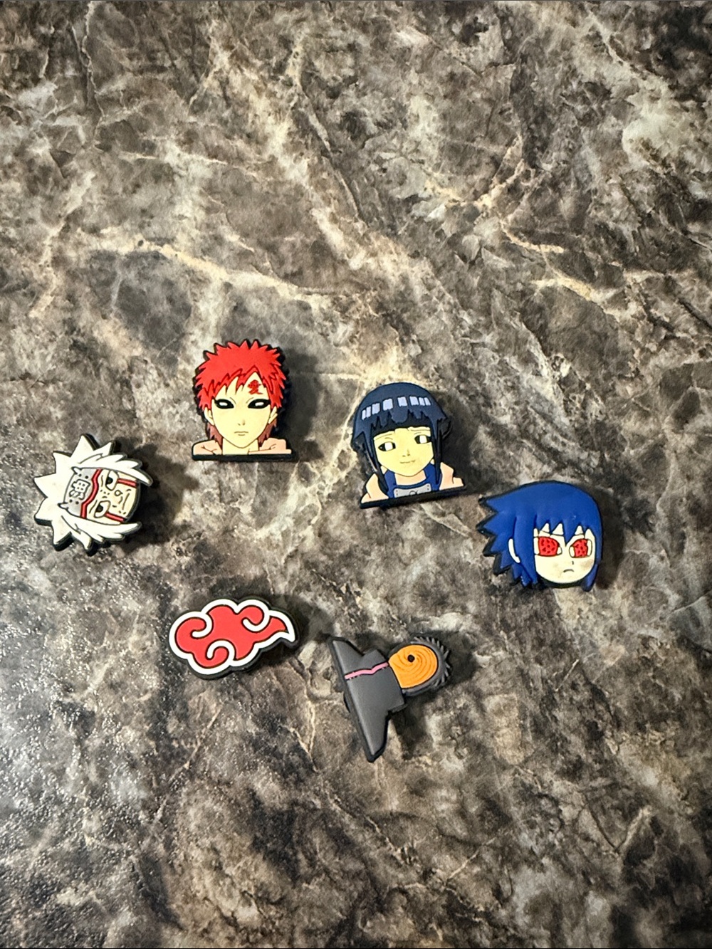 Naruto Character Rubber Shoe Charms